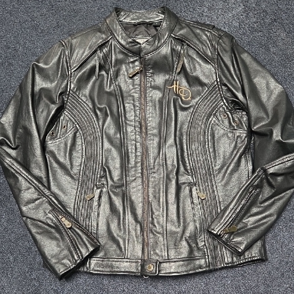 Harley-Davidson 110th Anniversary edition  Black Leather Jacket